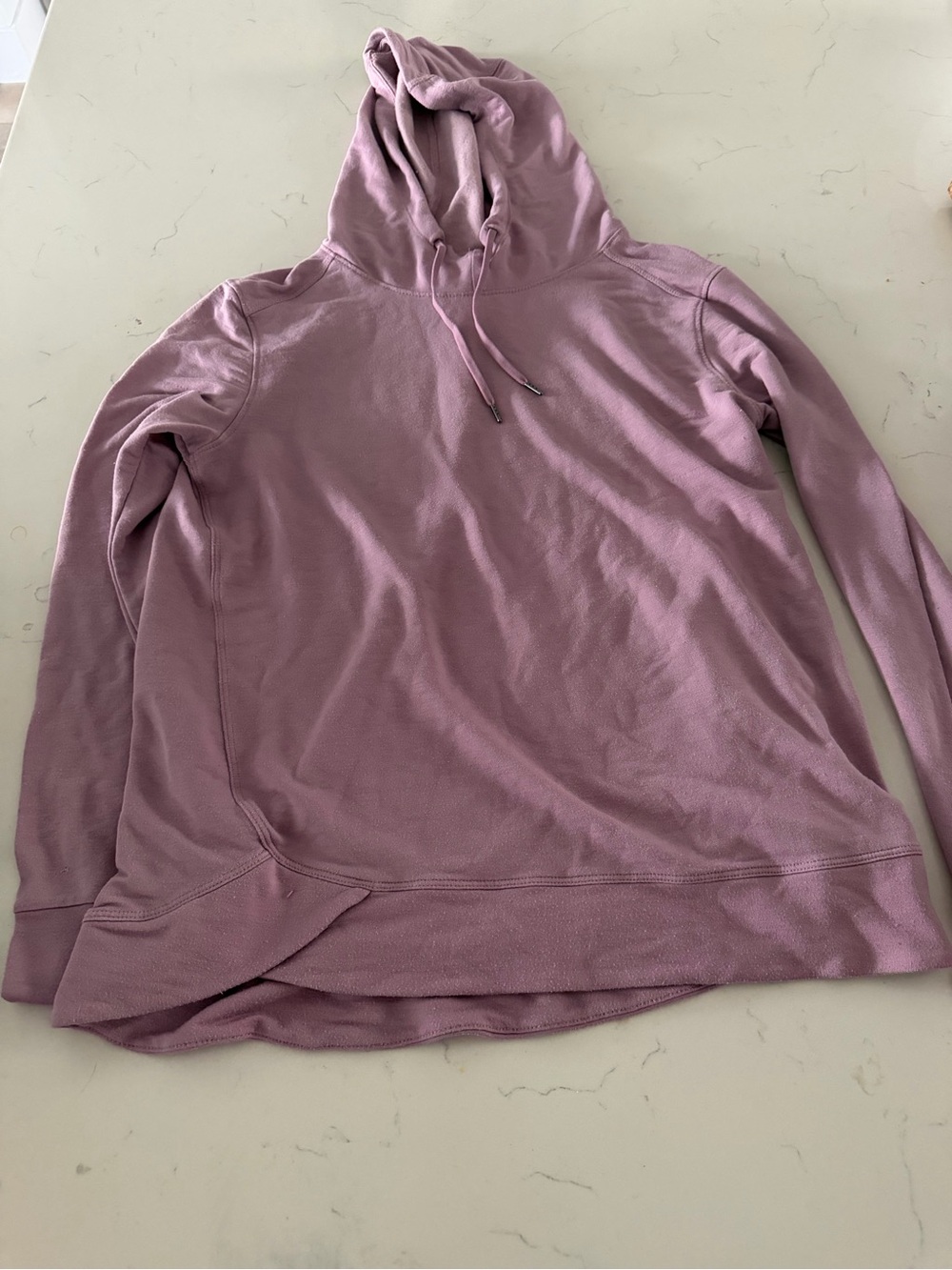 Athletic Works Mauve Hooded Pullover Sweater
